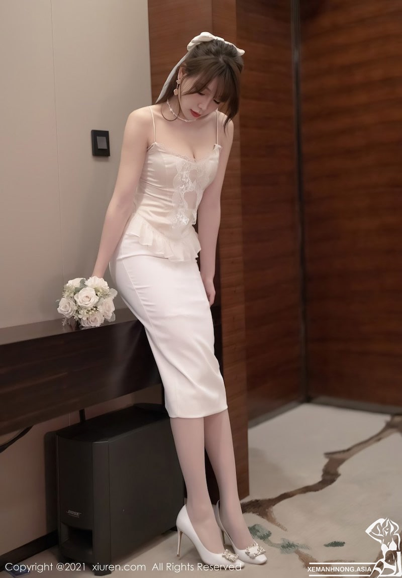 [XIUREN] Hot girl Zhizhi cosplay cô dâu xinh đẹp gợi đòn 5