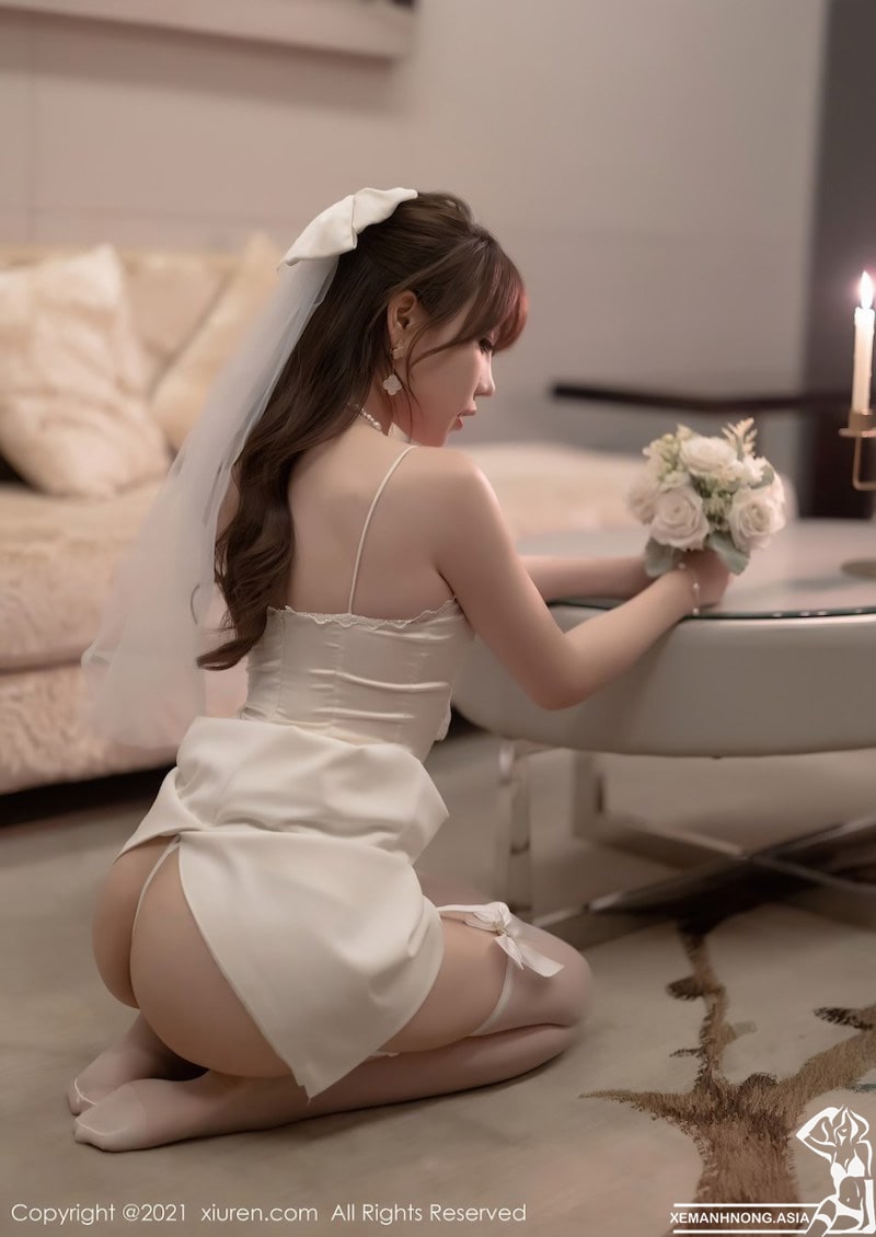[XIUREN] Hot girl Zhizhi cosplay cô dâu xinh đẹp gợi đòn 7