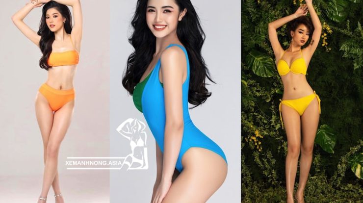 Đường đua bikini sexy nóng bỏng của dàn gái xinh thi Hoa hậu 2022 1